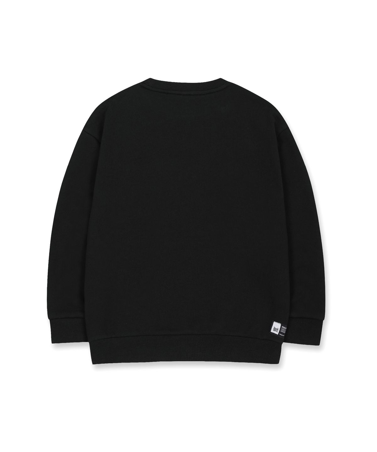 브라운브레스 키즈(BROWNBREATH KIDS) KIDS BEAR TAG CREWNECK - BLACK