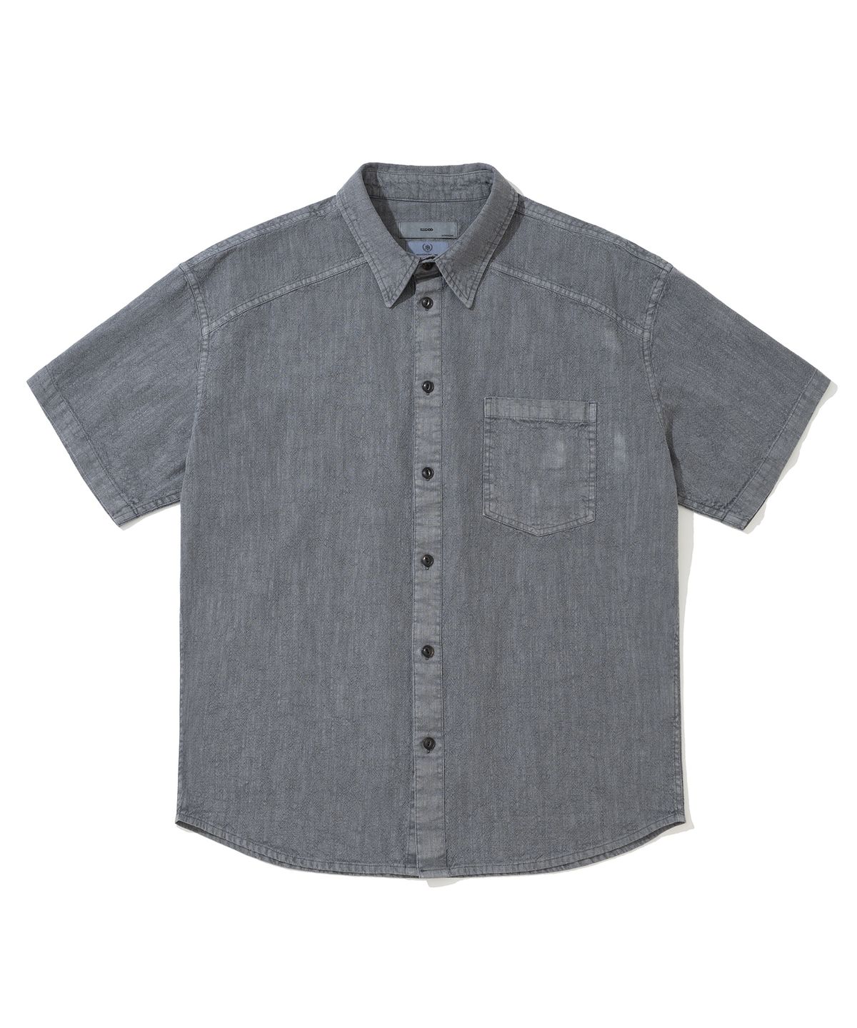 시도(SIIIIDO) GAIUS HALF SHIRT(BLUE)
