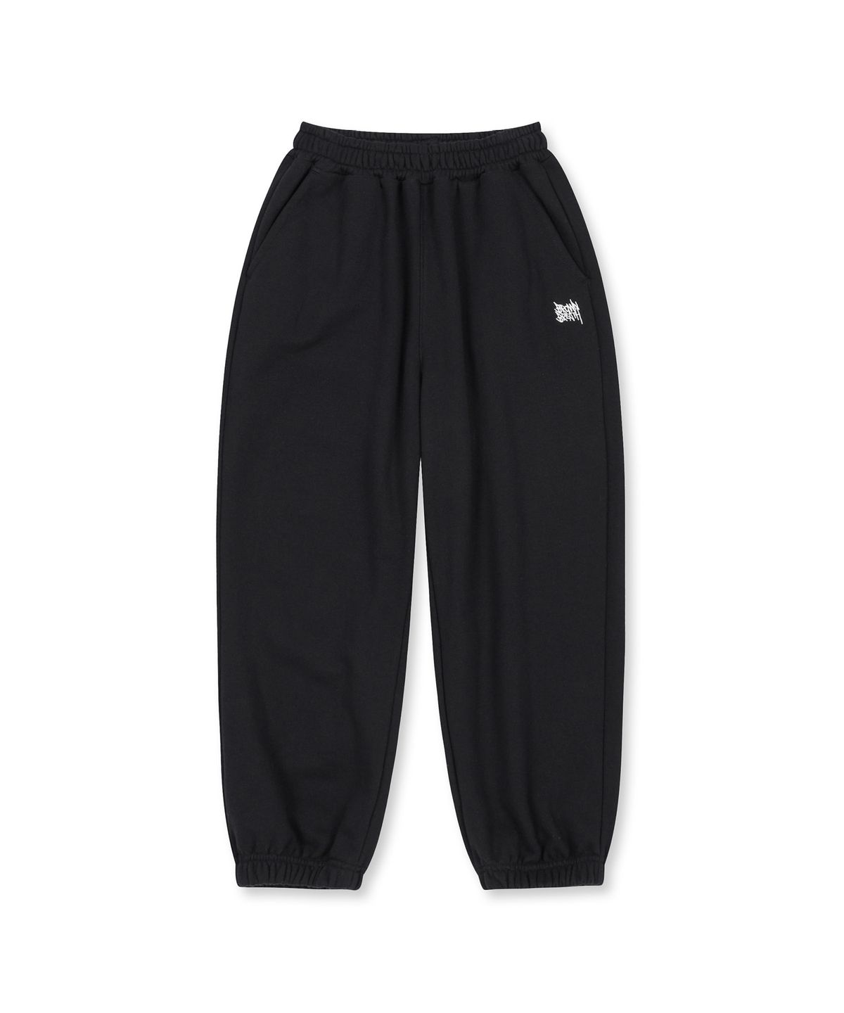 브라운브레스 키즈(BROWNBREATH KIDS) KIDS TAG SWEATPANTS - BLACK