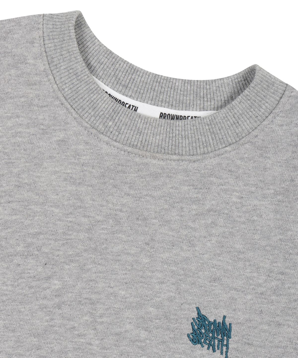 브라운브레스 키즈(BROWNBREATH KIDS) KIDS TAG CREWNECK - M/GREY