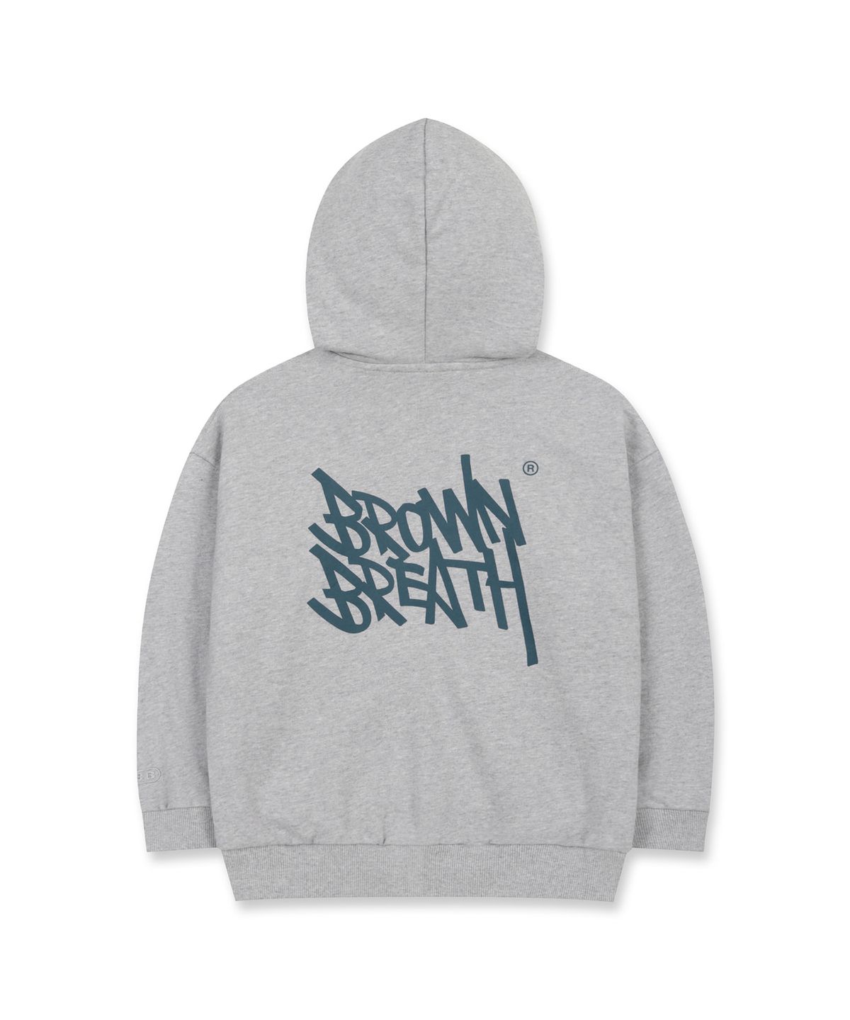 브라운브레스 키즈(BROWNBREATH KIDS) KIDS TAG HOOD ZIP UP - M/GREY