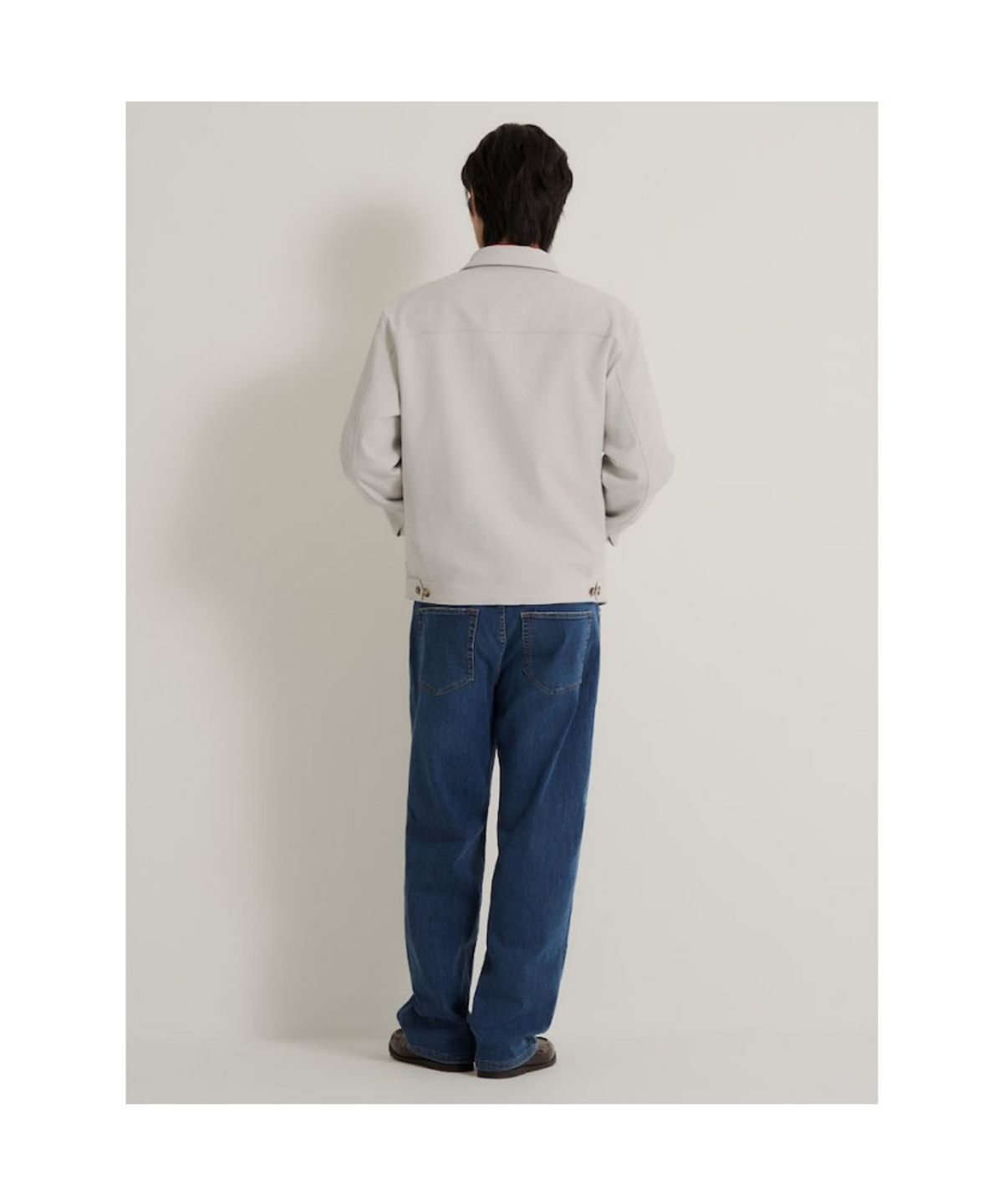 빈폴 멘(BEANPOLE MEN) 트윌 트러커 재킷  아이보리