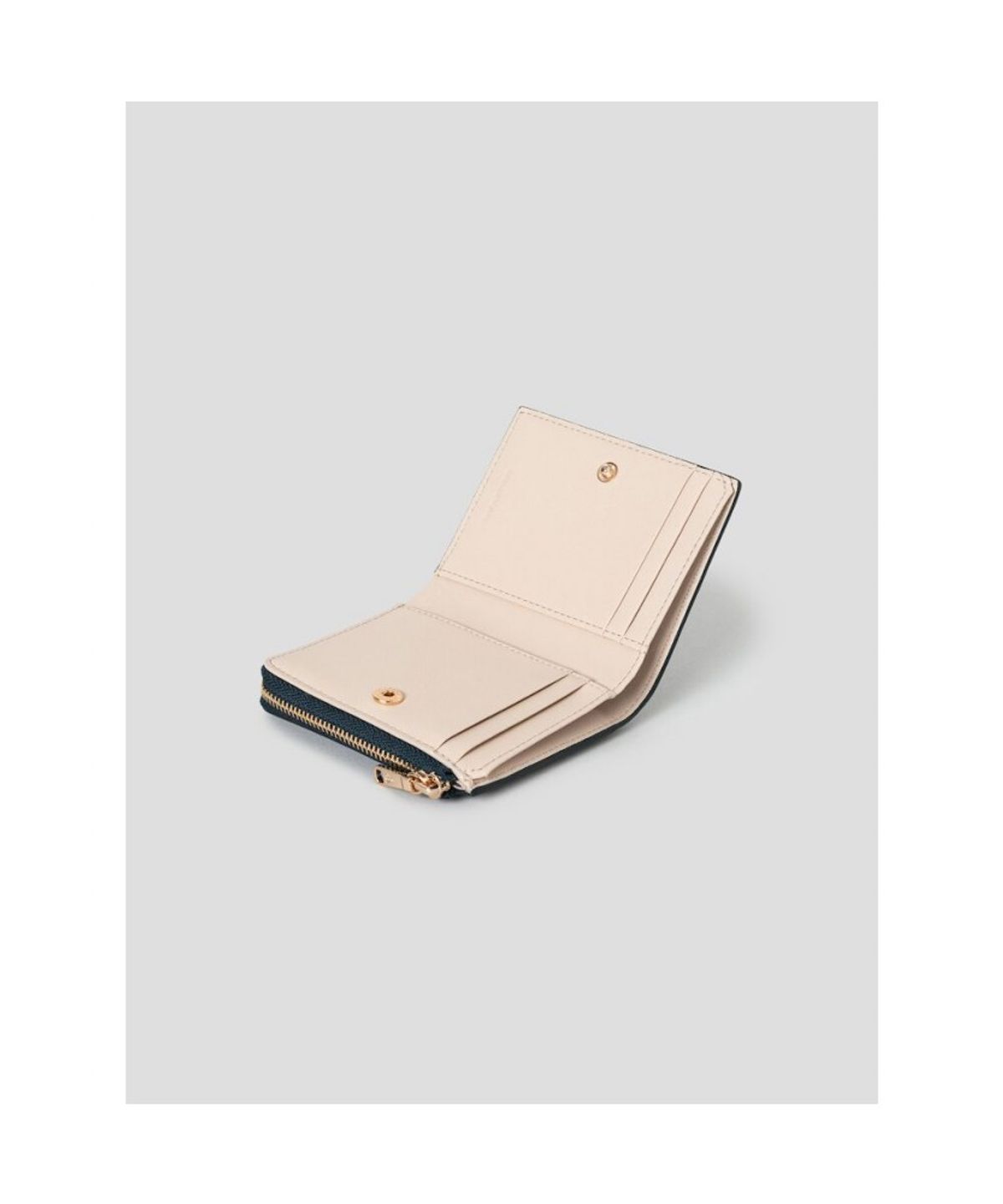 빈폴 액세서리(BEANPOLE ACCESSORY) 짚어라운드 2단 카드지갑  그린