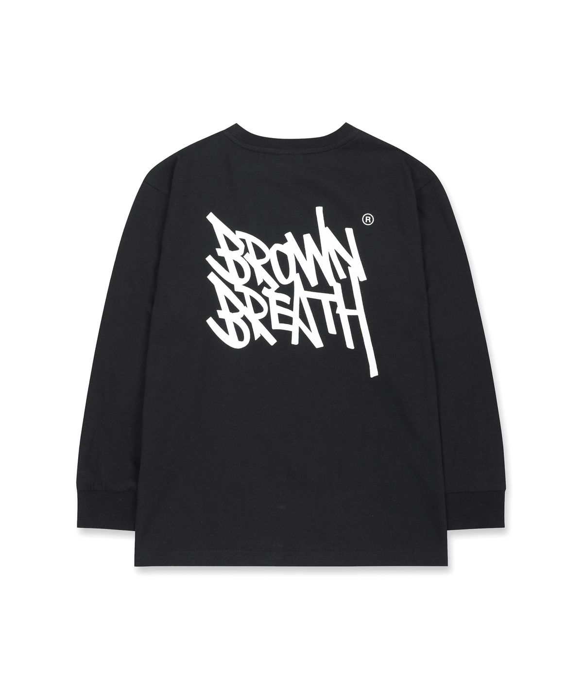 브라운브레스 키즈(BROWNBREATH KIDS) KIDS TAG LONG SLEEVE - BLACK