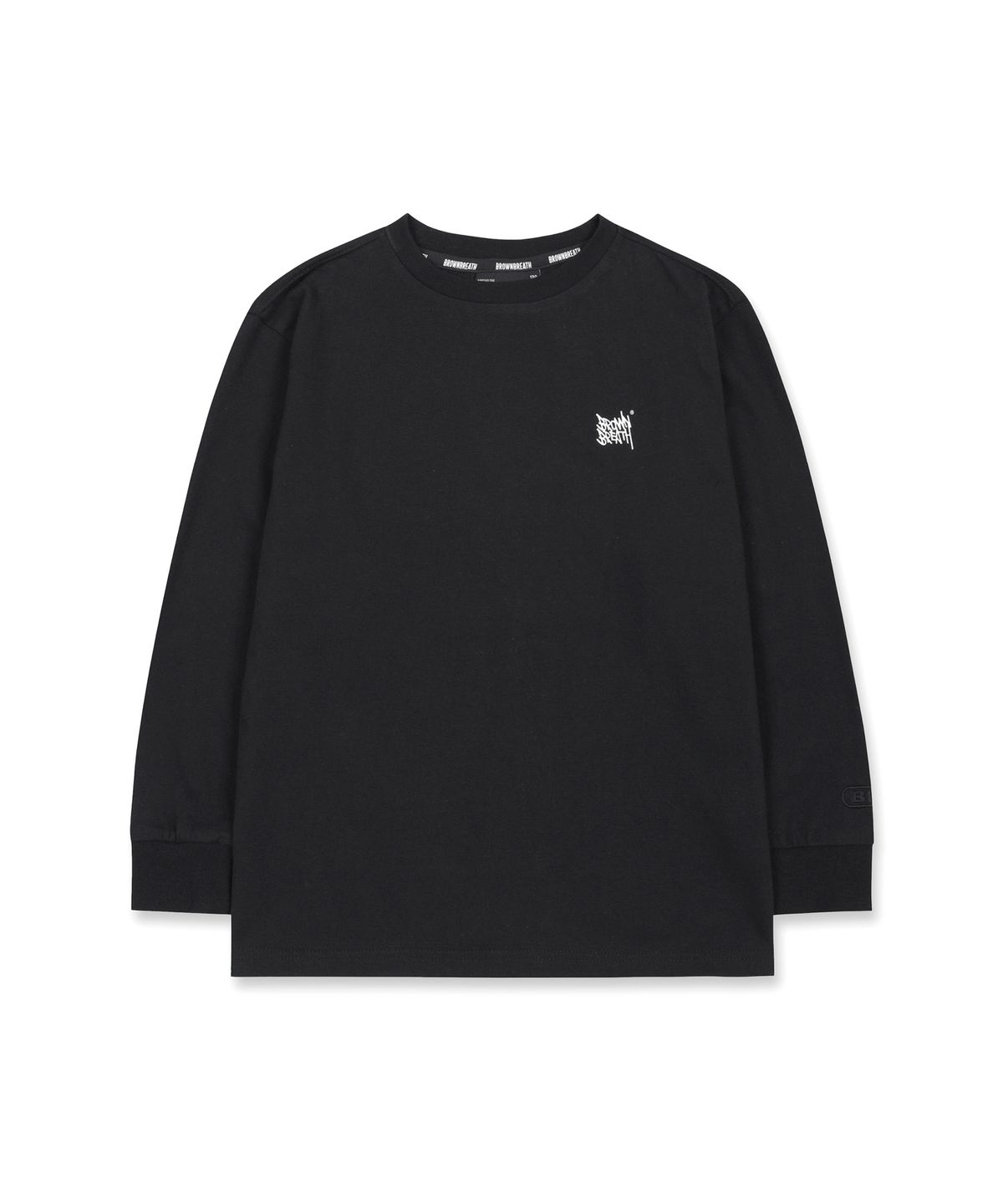 브라운브레스 키즈(BROWNBREATH KIDS) KIDS TAG LONG SLEEVE - BLACK