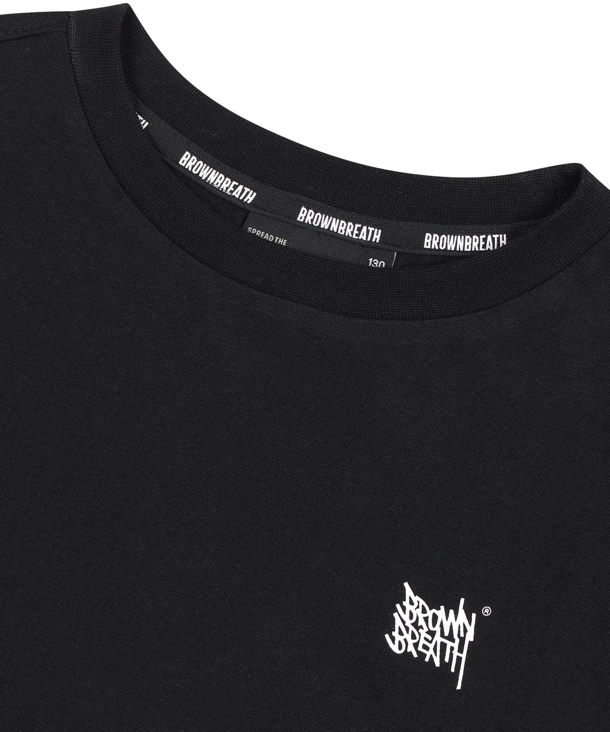 브라운브레스 키즈(BROWNBREATH KIDS) KIDS TAG LONG SLEEVE - BLACK