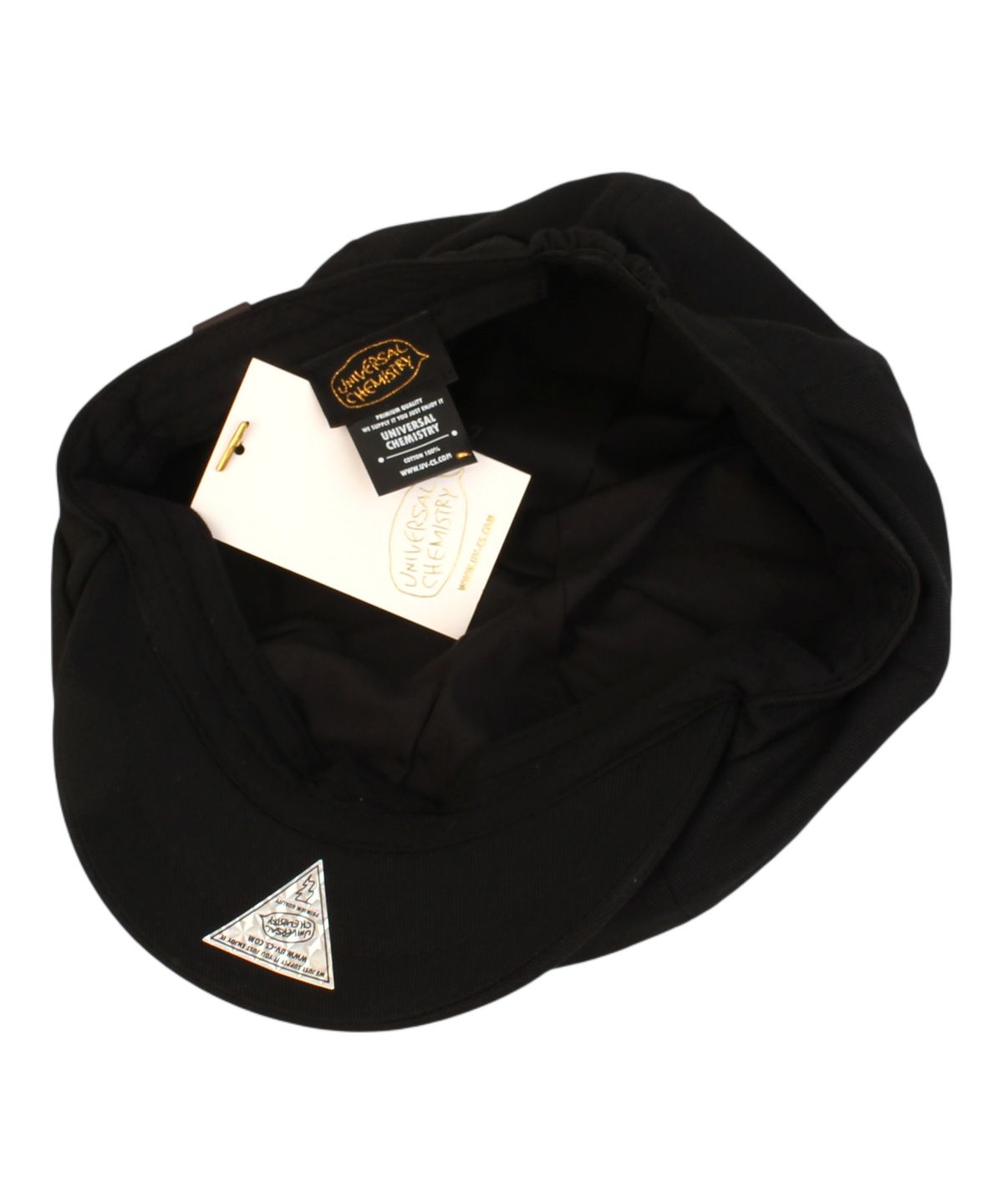 유니버셜 케미스트리(UNIVERSAL CHEMISTRY) Cotton Logo Black Banding Huntingcap 헌팅캡