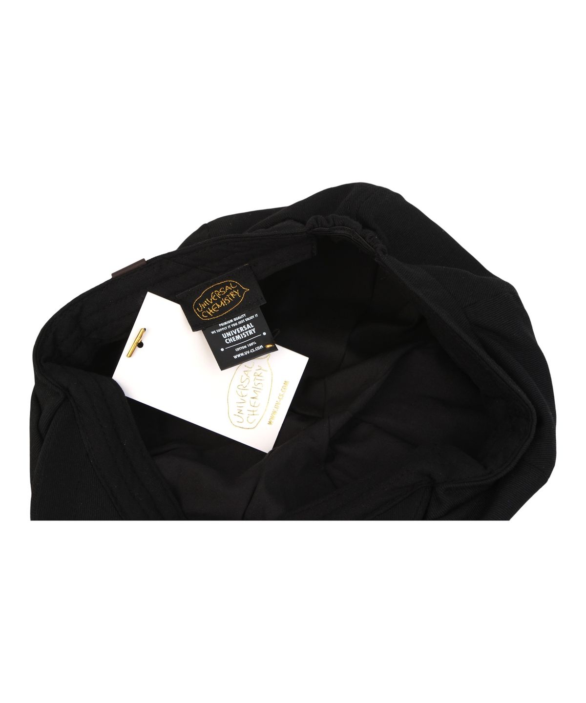 유니버셜 케미스트리(UNIVERSAL CHEMISTRY) Cotton Logo Black Banding Huntingcap 헌팅캡