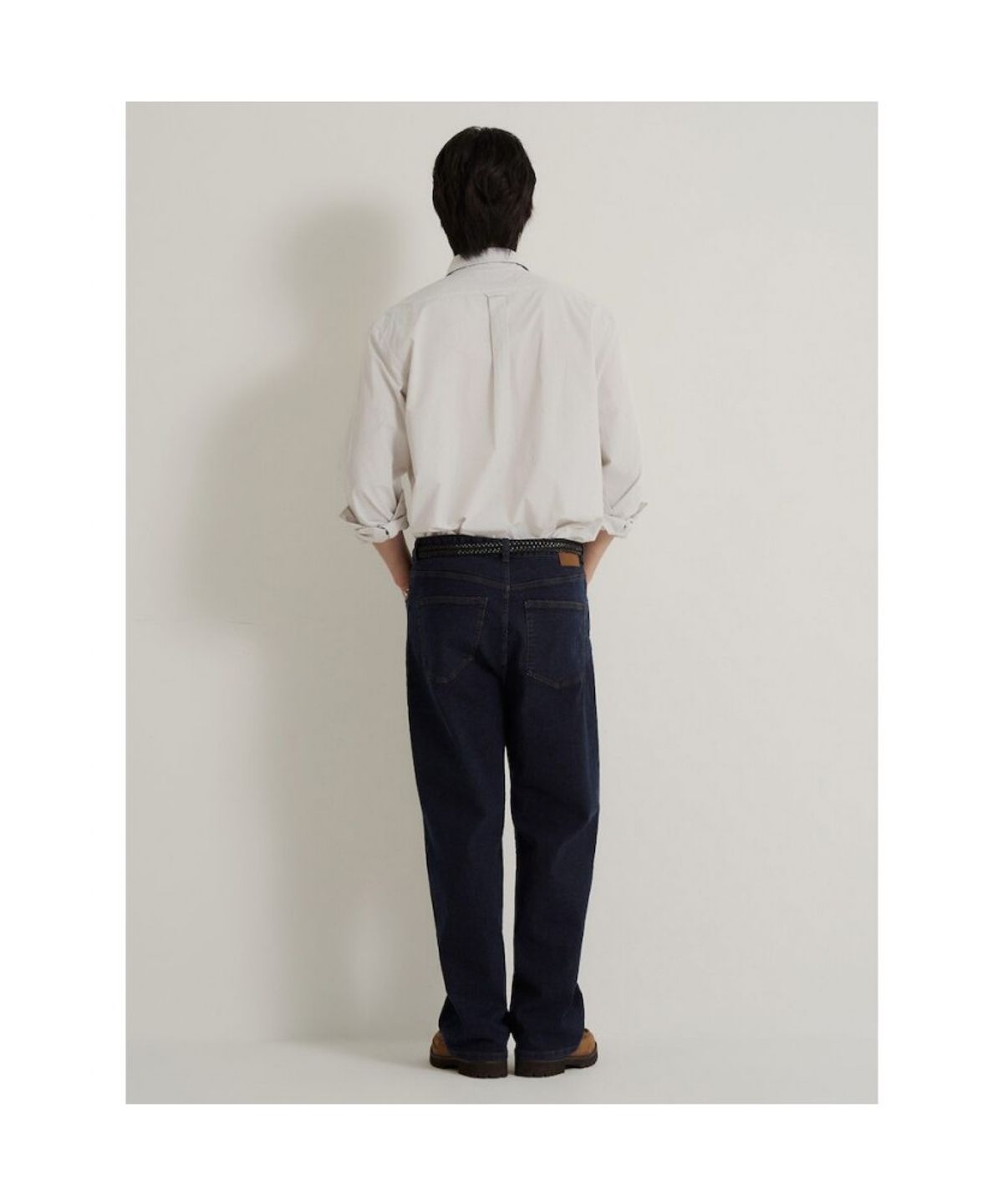 빈폴 멘(BEANPOLE MEN) 간절기 핀 스트라이프 셔츠  라이트 그린