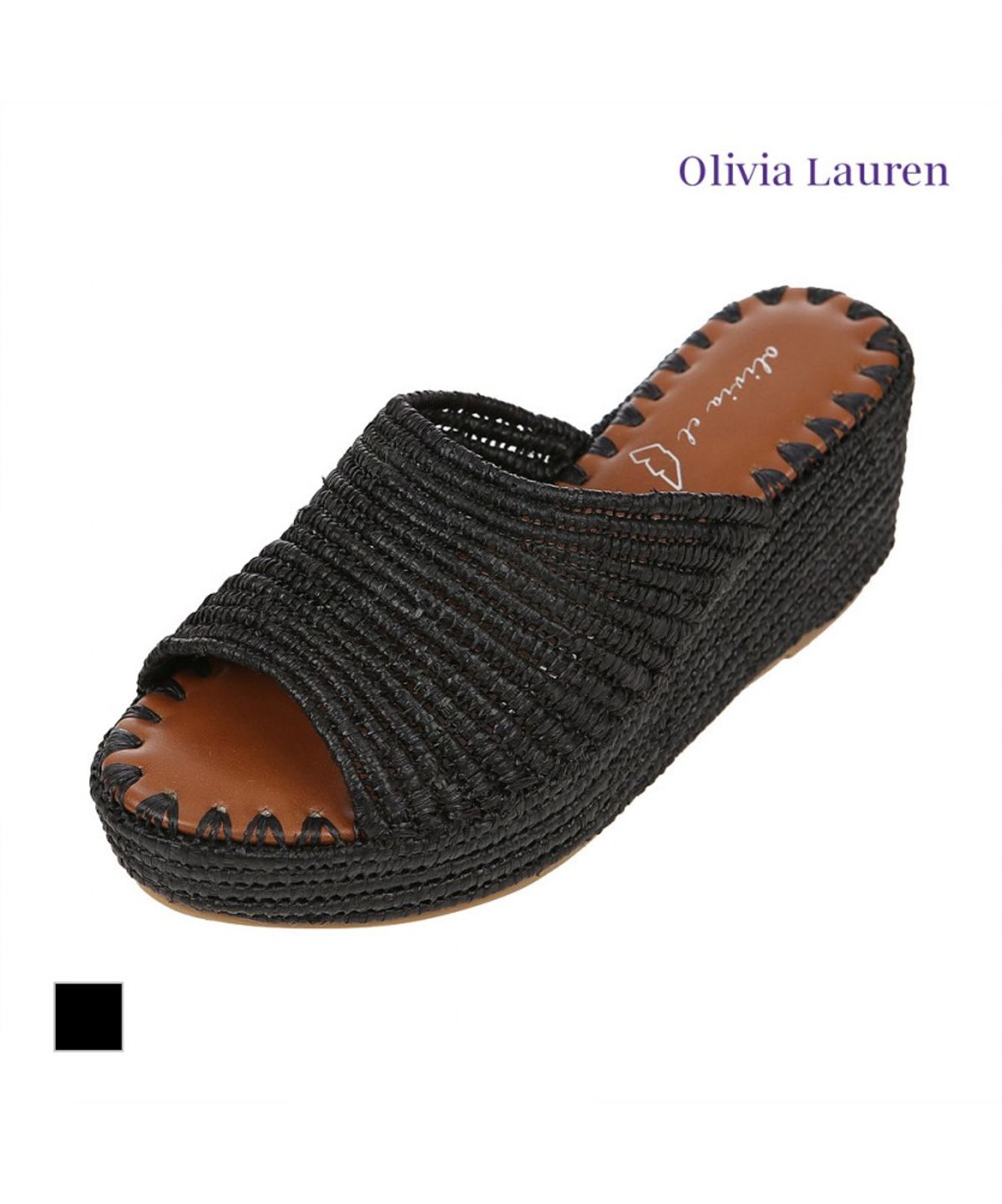 올리비아로렌(OLIVIALAUREN) 라피아뮬_VYPYS3Y4221