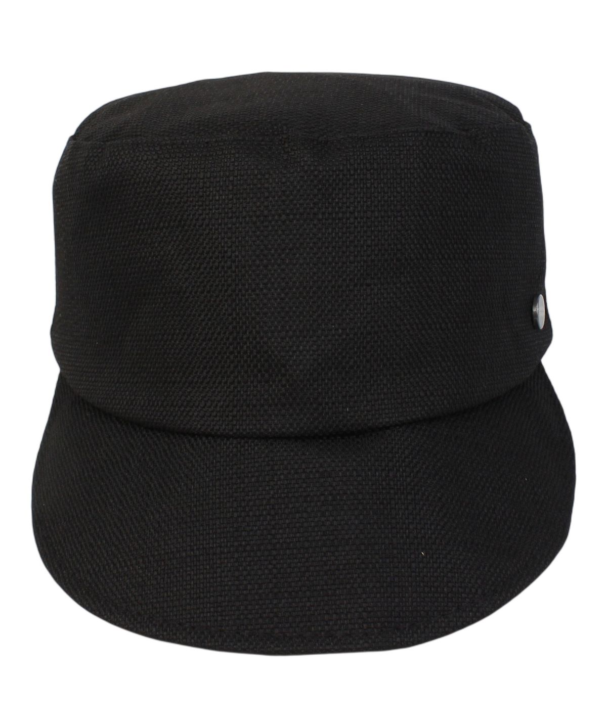 유니버셜 케미스트리(UNIVERSAL CHEMISTRY) Linen Black Logo Riding Cap 승마모자