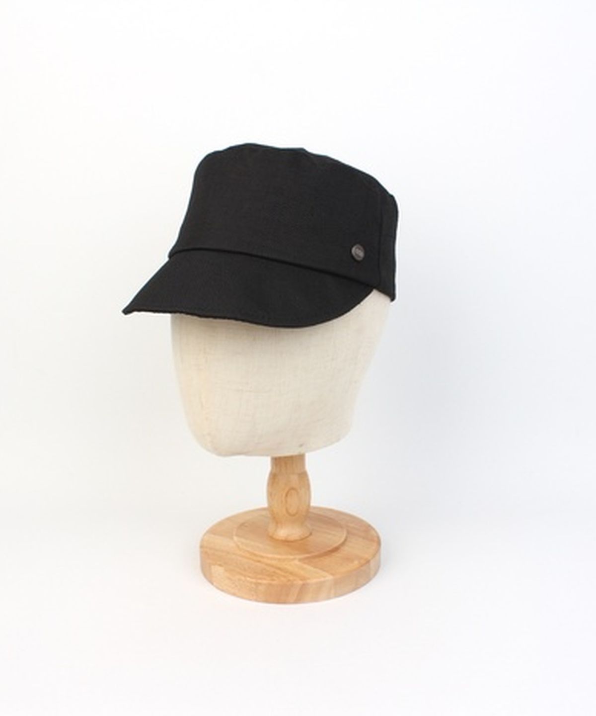 유니버셜 케미스트리(UNIVERSAL CHEMISTRY) Linen Black Logo Riding Cap 승마모자