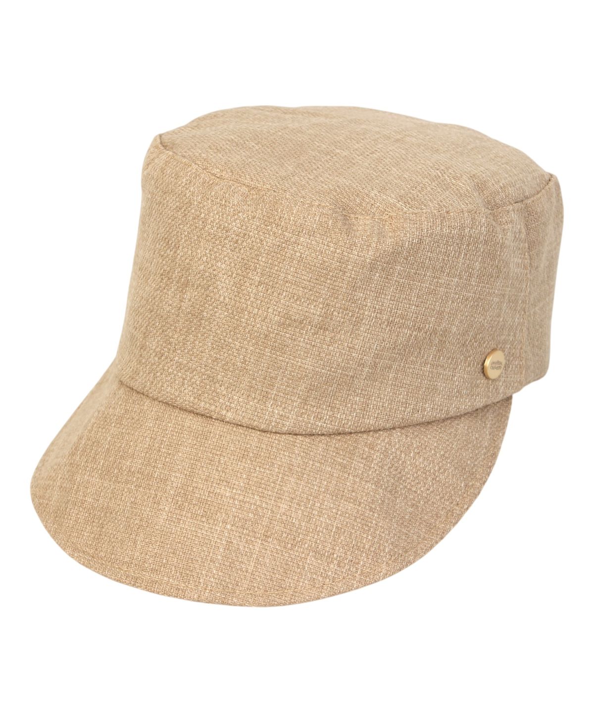 유니버셜 케미스트리(UNIVERSAL CHEMISTRY) Linen Beige Logo Riding Cap 승마모자