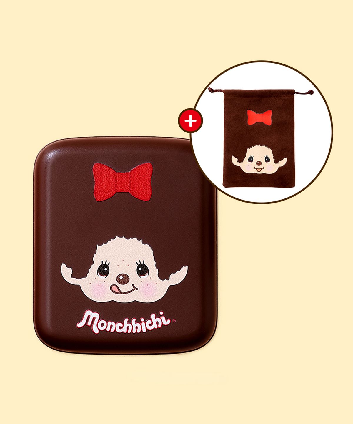 데이니즈(DAYNEEDS) 몬치치 대용량 미니 보조배터리 고속 충전 10000mAh 기내용 여행 몬치치 파우치증정