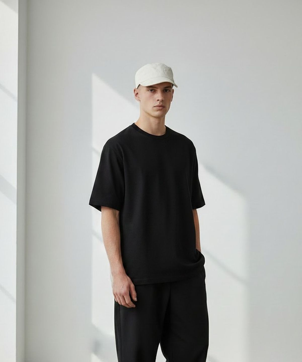 유니버셜 케미스트리(UNIVERSAL CHEMISTRY) Linen Ivory Logo Riding Cap 승마모자