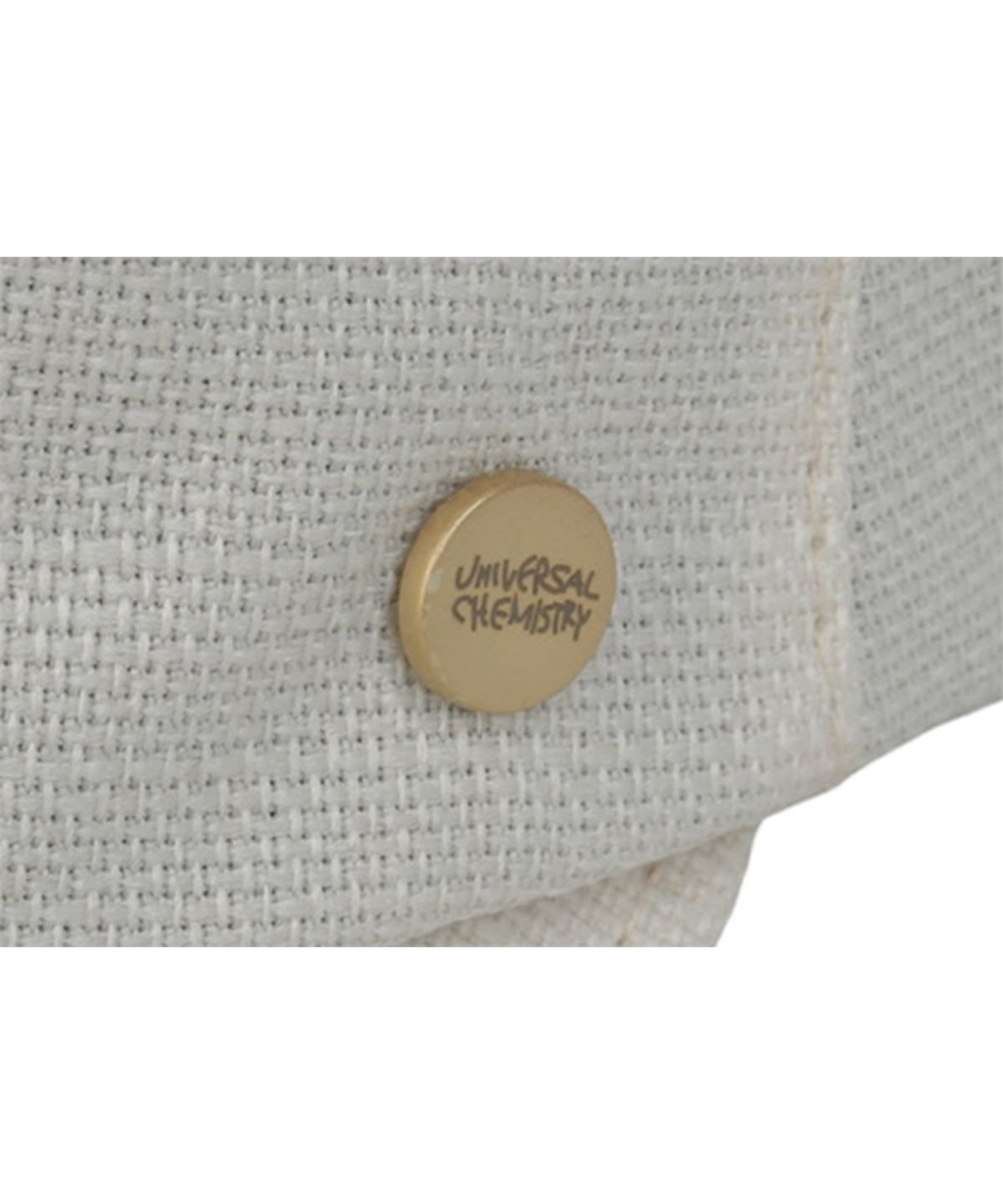 유니버셜 케미스트리(UNIVERSAL CHEMISTRY) Linen Ivory Logo Riding Cap 승마모자
