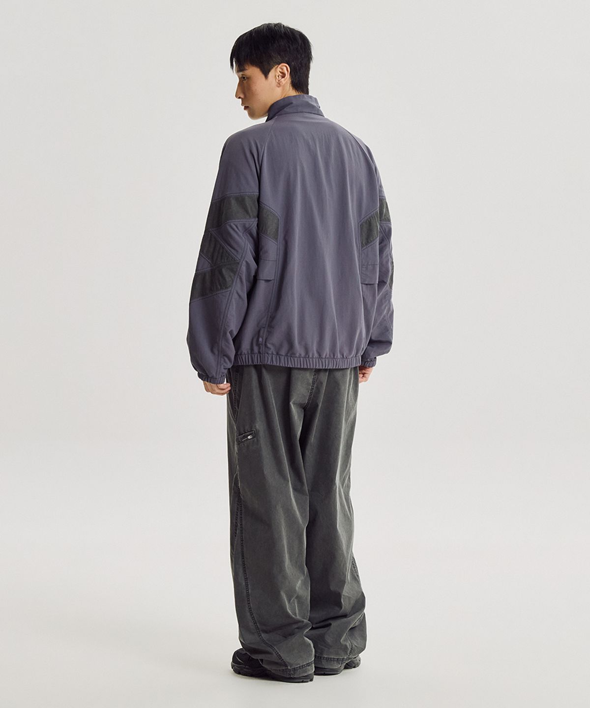 뉴발란스(NEW BALANCE) NBNAG31833 / UNI ESCAPE 스탠넥 웜업자켓 (PURPLE)