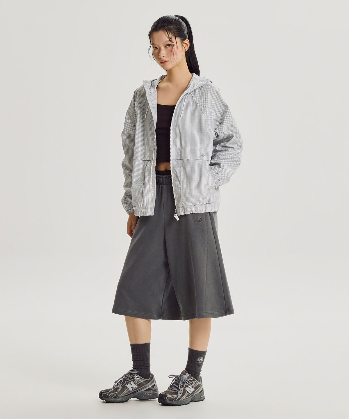 뉴발란스(NEW BALANCE) NBNAG3W822 / WOMEN ALLDAY 후드형 바람막이 (S/BLUE)