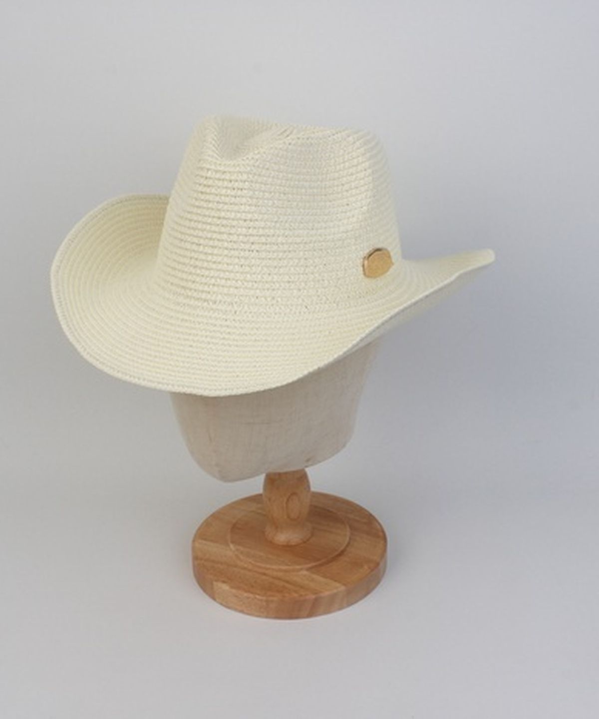 유니버셜 케미스트리(UNIVERSAL CHEMISTRY) Wire Cowboy Ivory Summer Fedora 카우보이모자