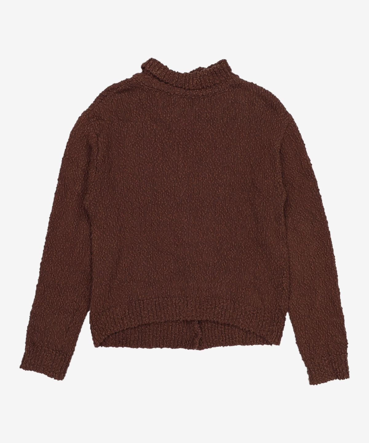몽돌(MONGDOL) 코튼 카라 니트 가디건 브라운 MDKT093BROWN S