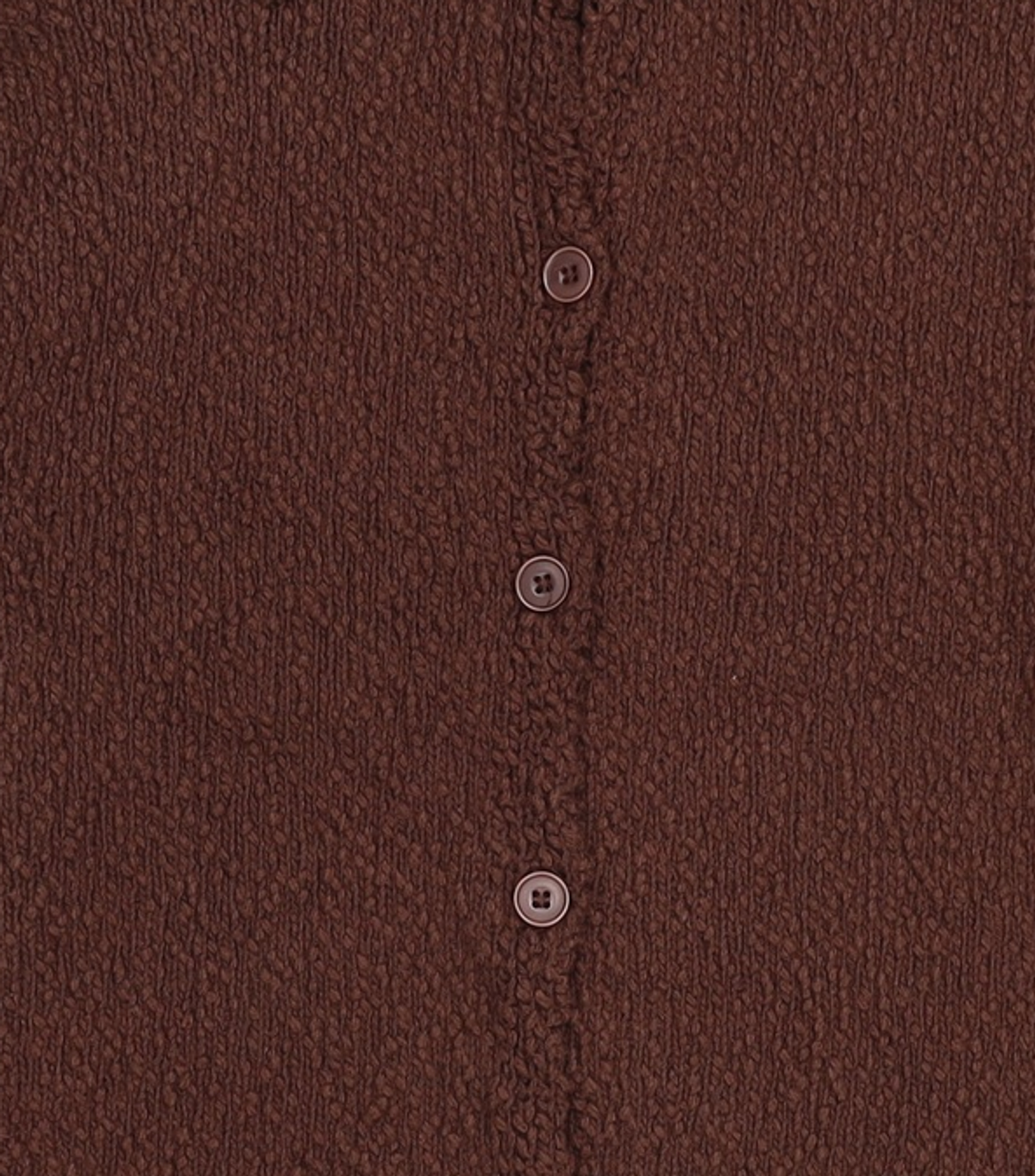 몽돌(MONGDOL) 코튼 카라 니트 가디건 브라운 MDKT093BROWN S