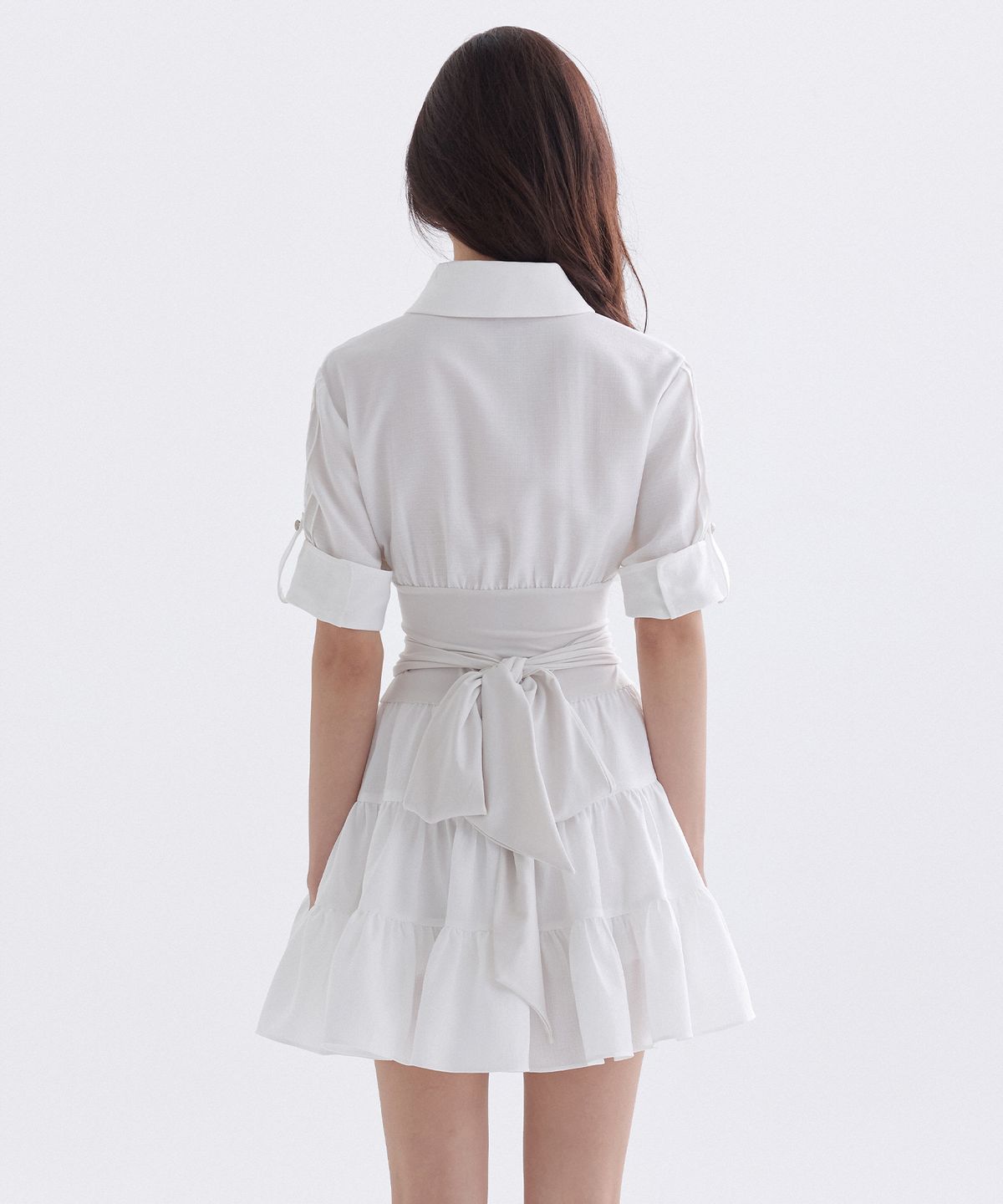 더티스(THETIS) GESSO SHIRT WRAP DRESS_TT6S606IV
