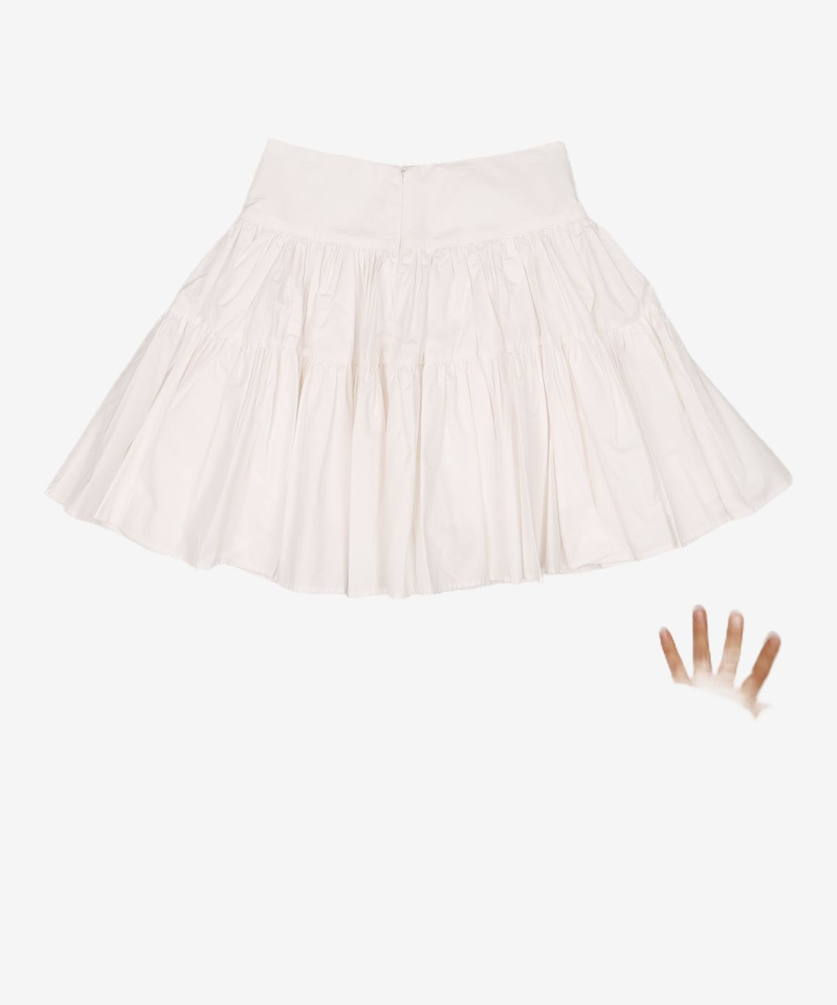 더티스(THETIS) CREAM COTTON SKIRT_TT2W501IV MM