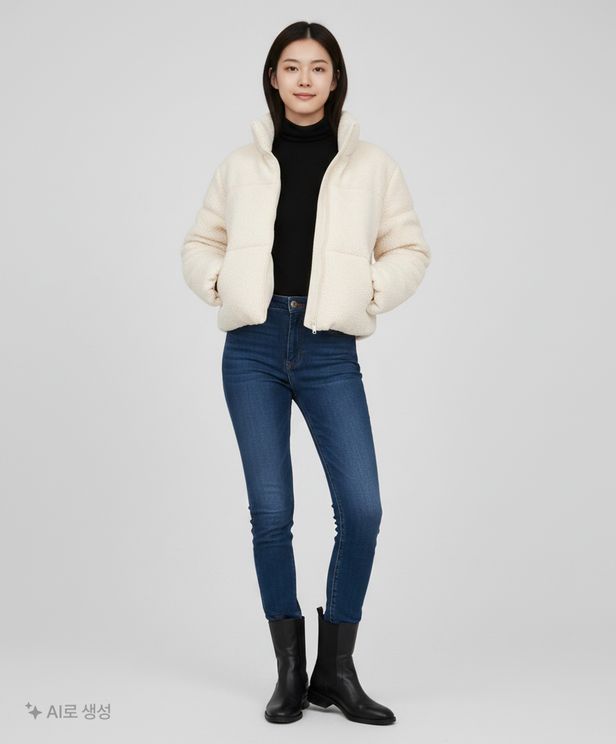 무신사 스탠다드(MUSINSA STANDARD) 숏 패딩/숏 헤비 아우터 XS