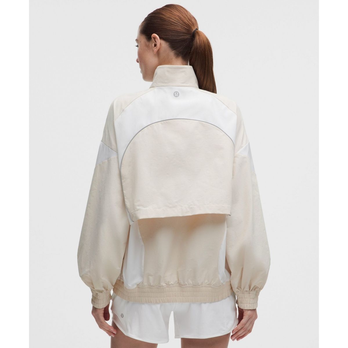 룰루레몬(LULULEMON) 벤틸레이티드 오버사이즈드 트랙 재킷  LTIV WHT