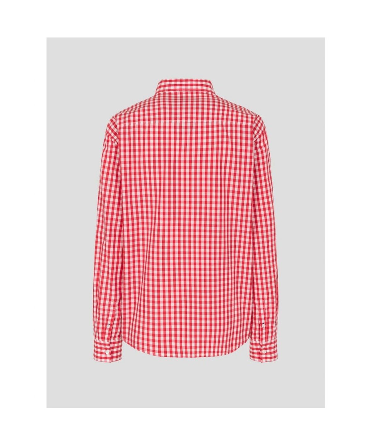 빈폴 레이디스(BEANPOLE LADIES) [소프트터치] 코튼 깅엄체크 셔츠  레드 (BF6864E916)