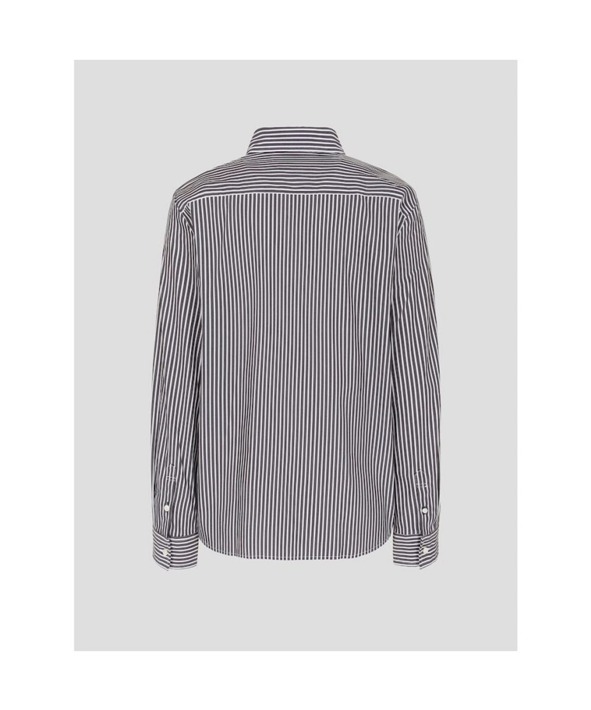 빈폴 레이디스(BEANPOLE LADIES) [Essential] 스트라이프 슬림핏 셔츠  브라운 (BF6864E94D)