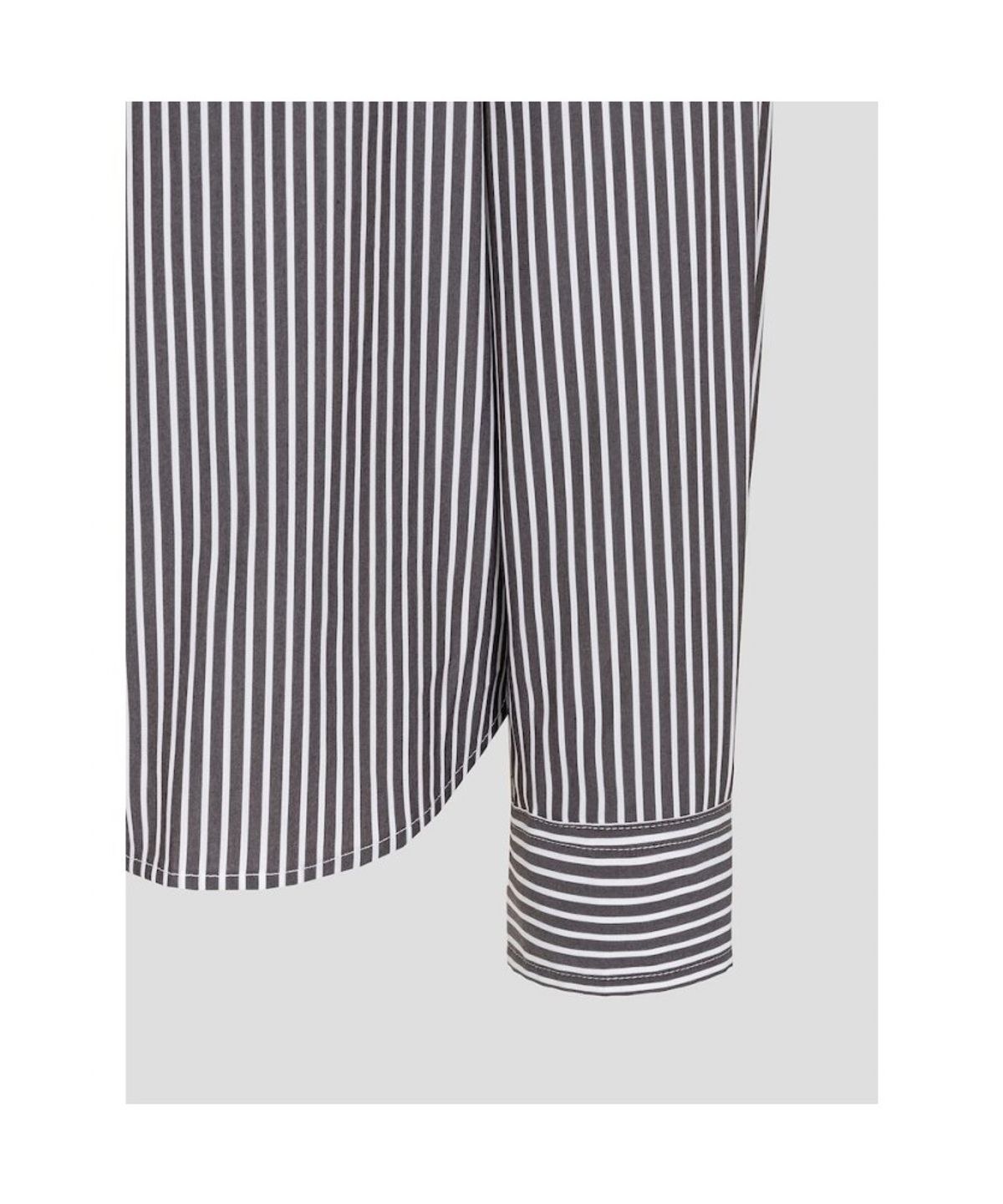 빈폴 레이디스(BEANPOLE LADIES) [Essential] 스트라이프 슬림핏 셔츠  브라운 (BF6864E94D)