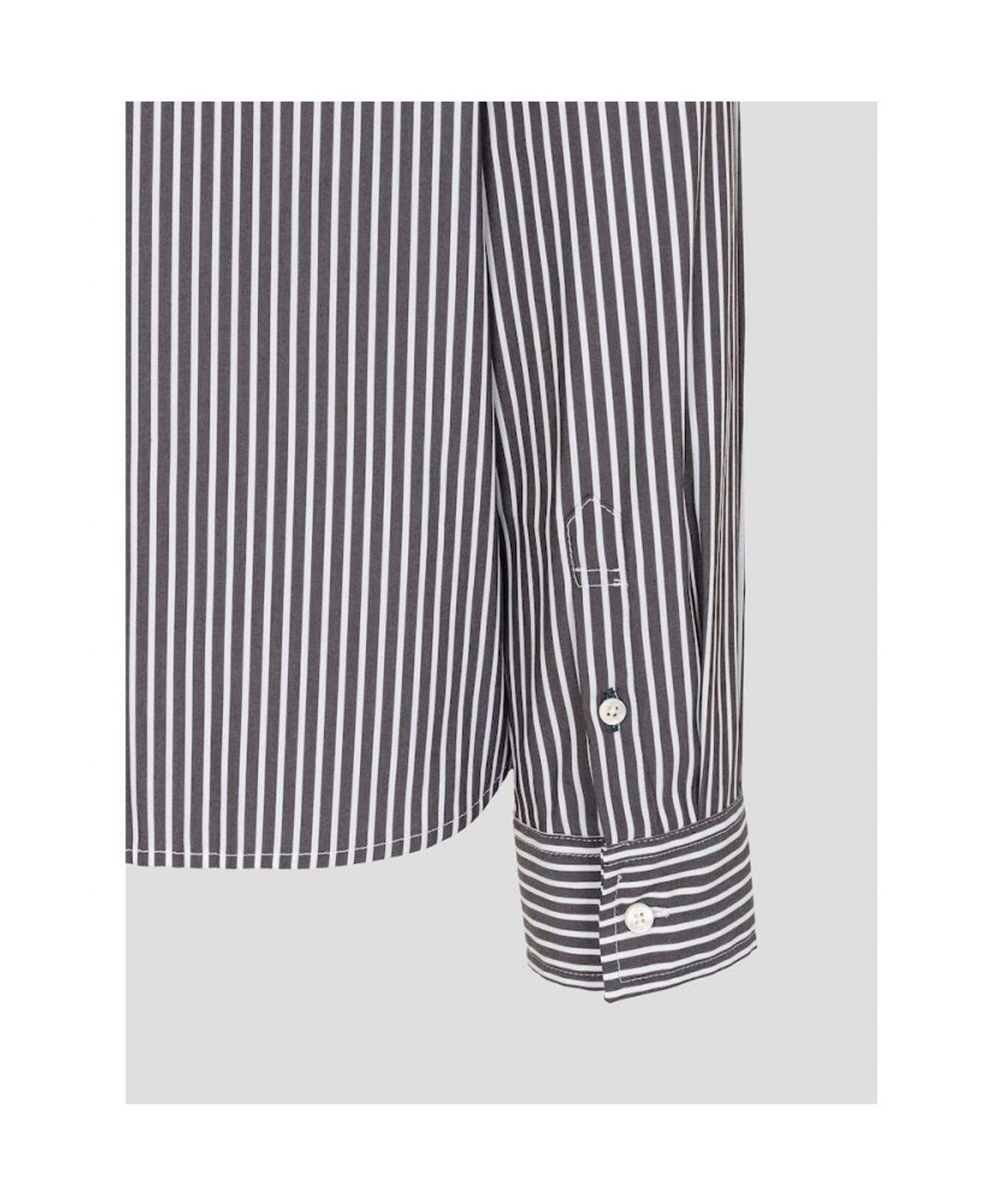 빈폴 레이디스(BEANPOLE LADIES) [Essential] 스트라이프 슬림핏 셔츠  브라운 (BF6864E94D)