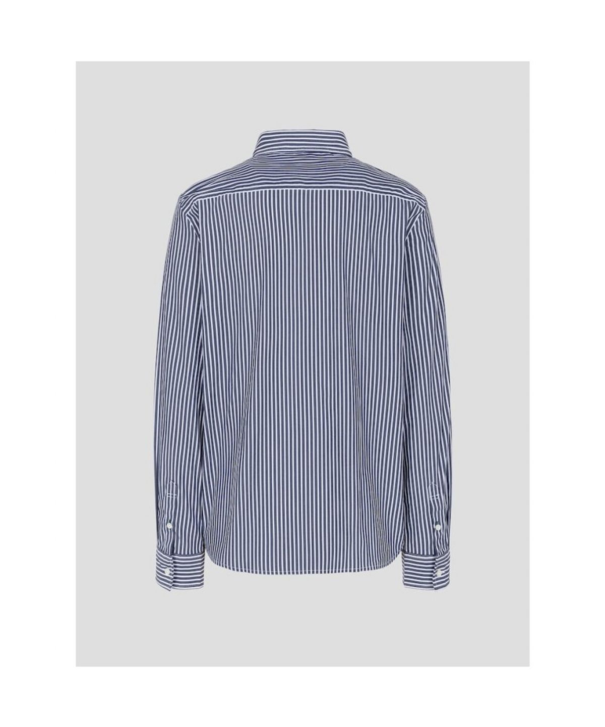 빈폴 레이디스(BEANPOLE LADIES) [Essential] 스트라이프 슬림핏 셔츠  네이비 (BF6864E94R)