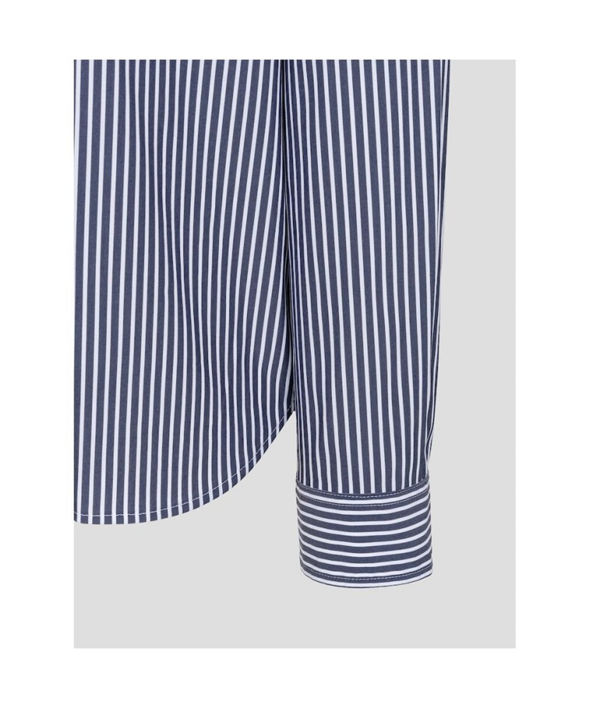 빈폴 레이디스(BEANPOLE LADIES) [Essential] 스트라이프 슬림핏 셔츠  네이비 (BF6864E94R)