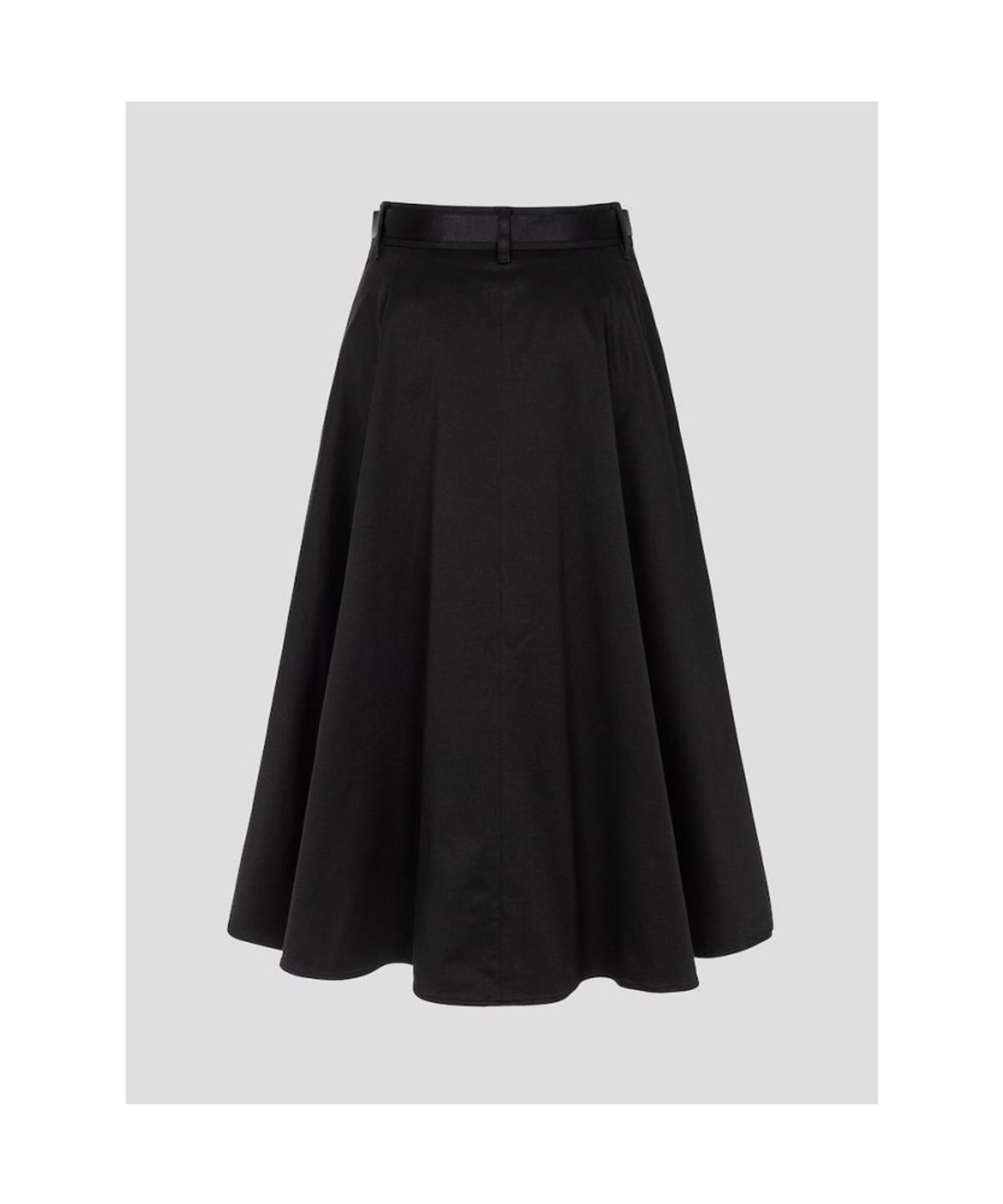빈폴 레이디스(BEANPOLE LADIES) 치노 옵션벨트 플레어 스커트  블랙 (BF6827C115)