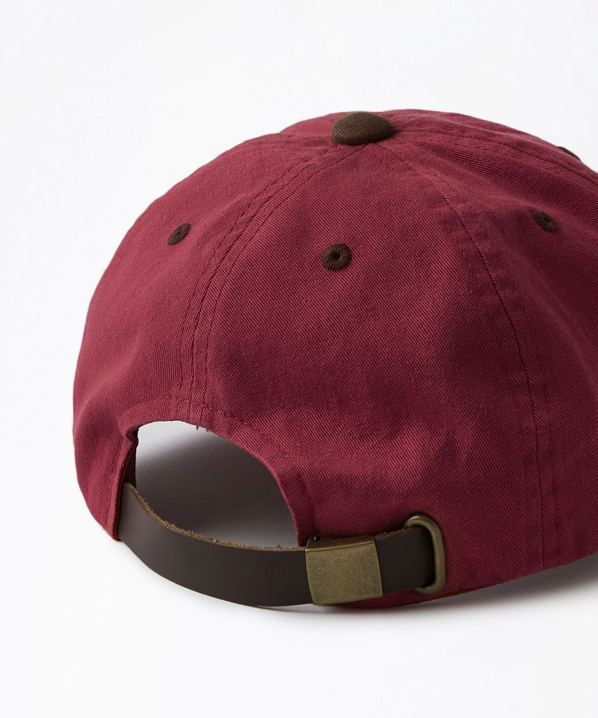 아웃스탠딩(OUTSTANDING) MOT SERIES COTTON CAP(OVERDRIVE)_RED/BROWN
