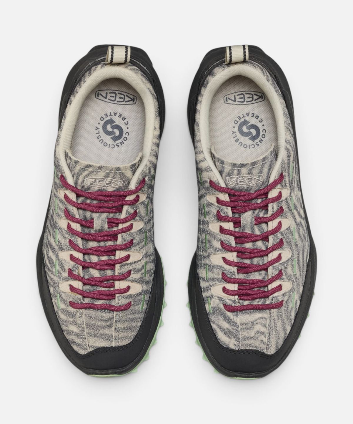 킨(KEEN) 재스퍼 자이오닉 여성 스니커즈 WILD/SCENIC GREEN