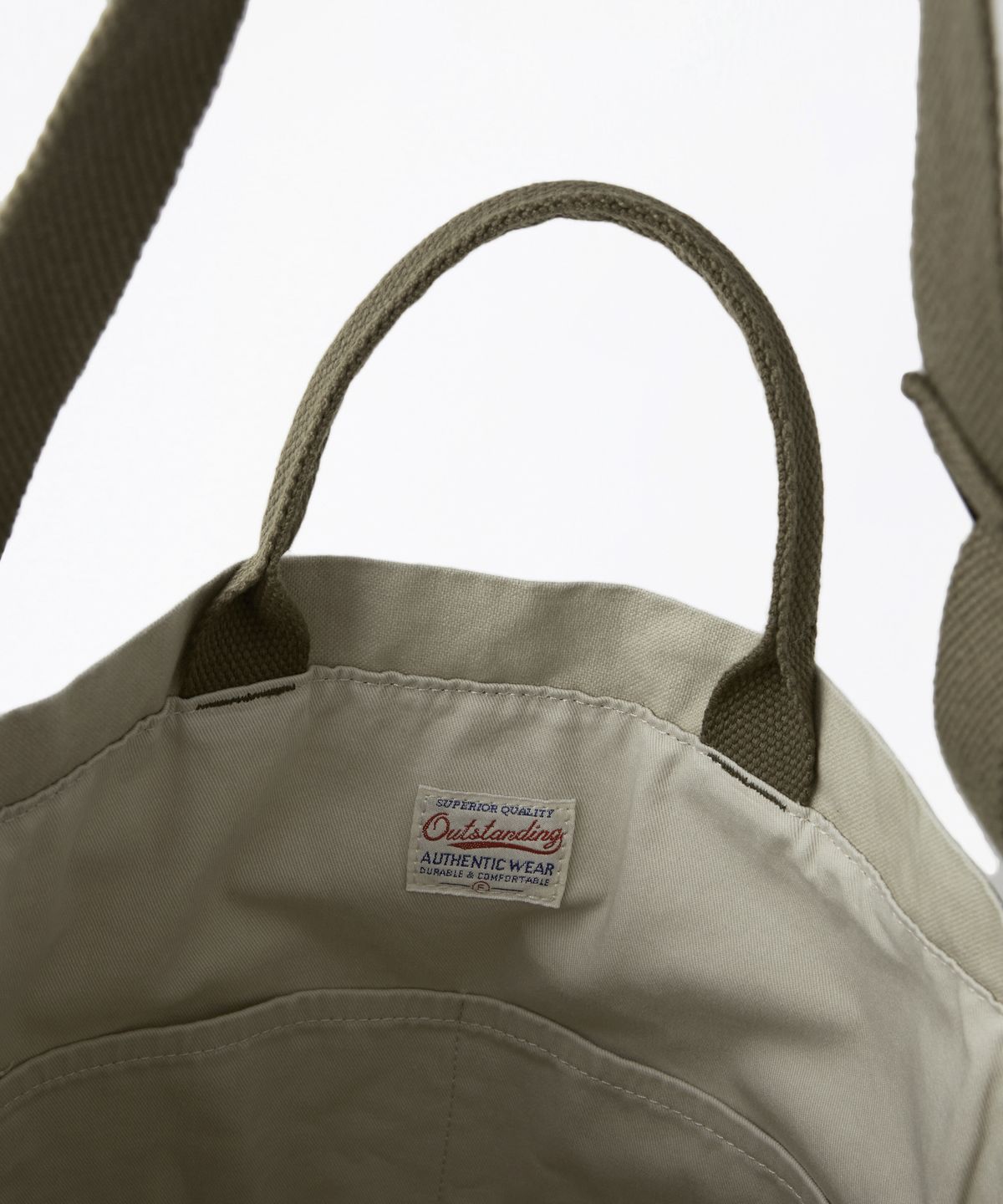 아웃스탠딩(OUTSTANDING) MAIL BAG_ECRU