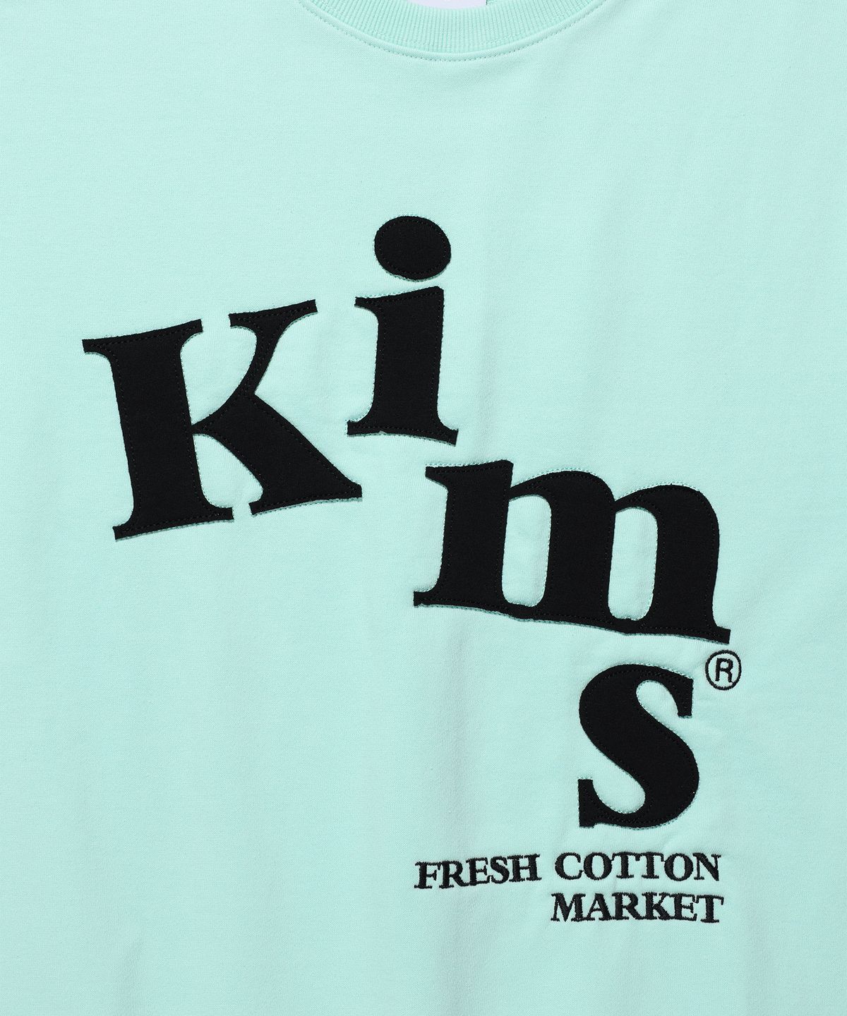 킴스 프레시 코튼 마켓(KIMS FRESH COTTON MARKET) Messy Alpha App Sweatshirt Mint