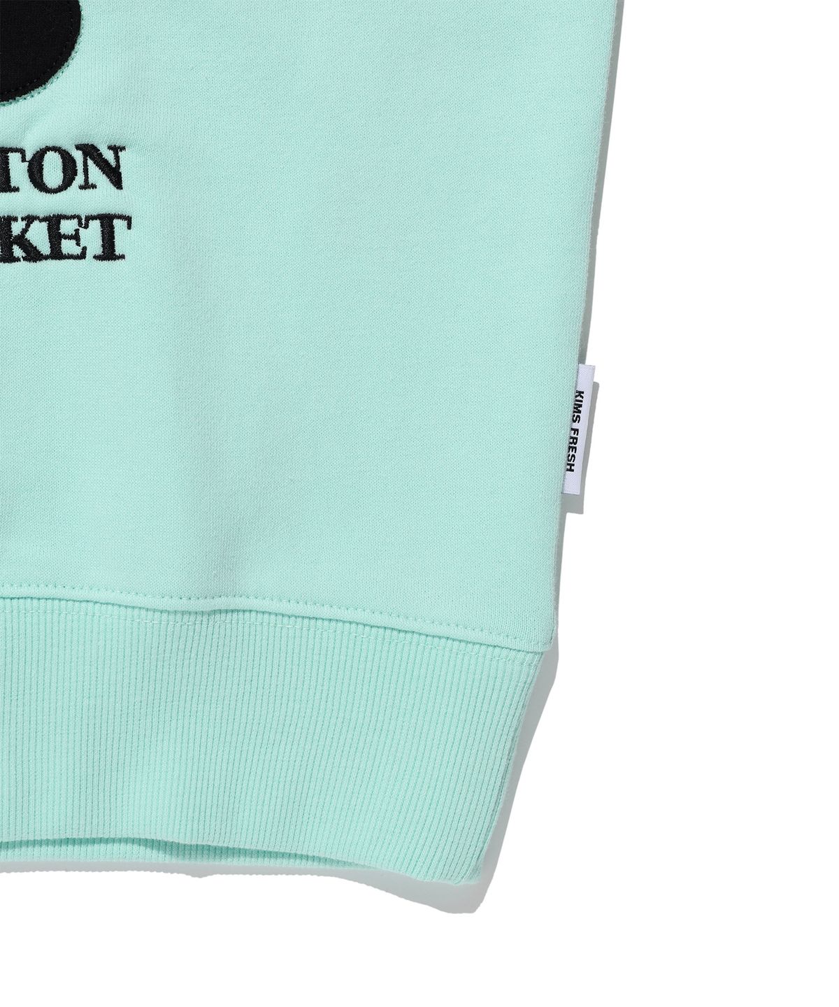 킴스 프레시 코튼 마켓(KIMS FRESH COTTON MARKET) Messy Alpha App Sweatshirt Mint