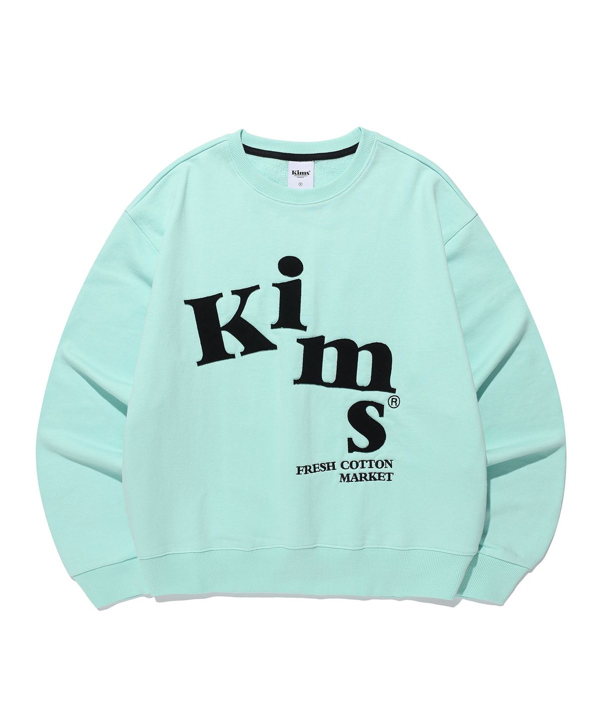 킴스 프레시 코튼 마켓(KIMS FRESH COTTON MARKET) Messy Alpha App Sweatshirt Mint