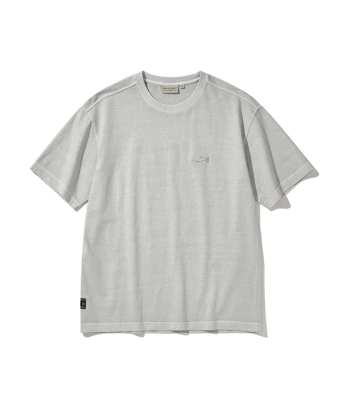 힐리먼트(HELEMENT) 우오 피그먼트 반팔 티셔츠 (L/GREY)