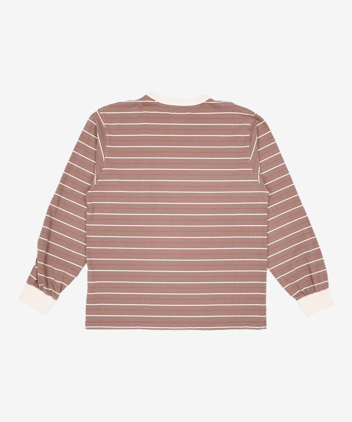 디스이즈네버댓(THISISNEVERTHAT) Bold Stripe L/S Tee Brown L