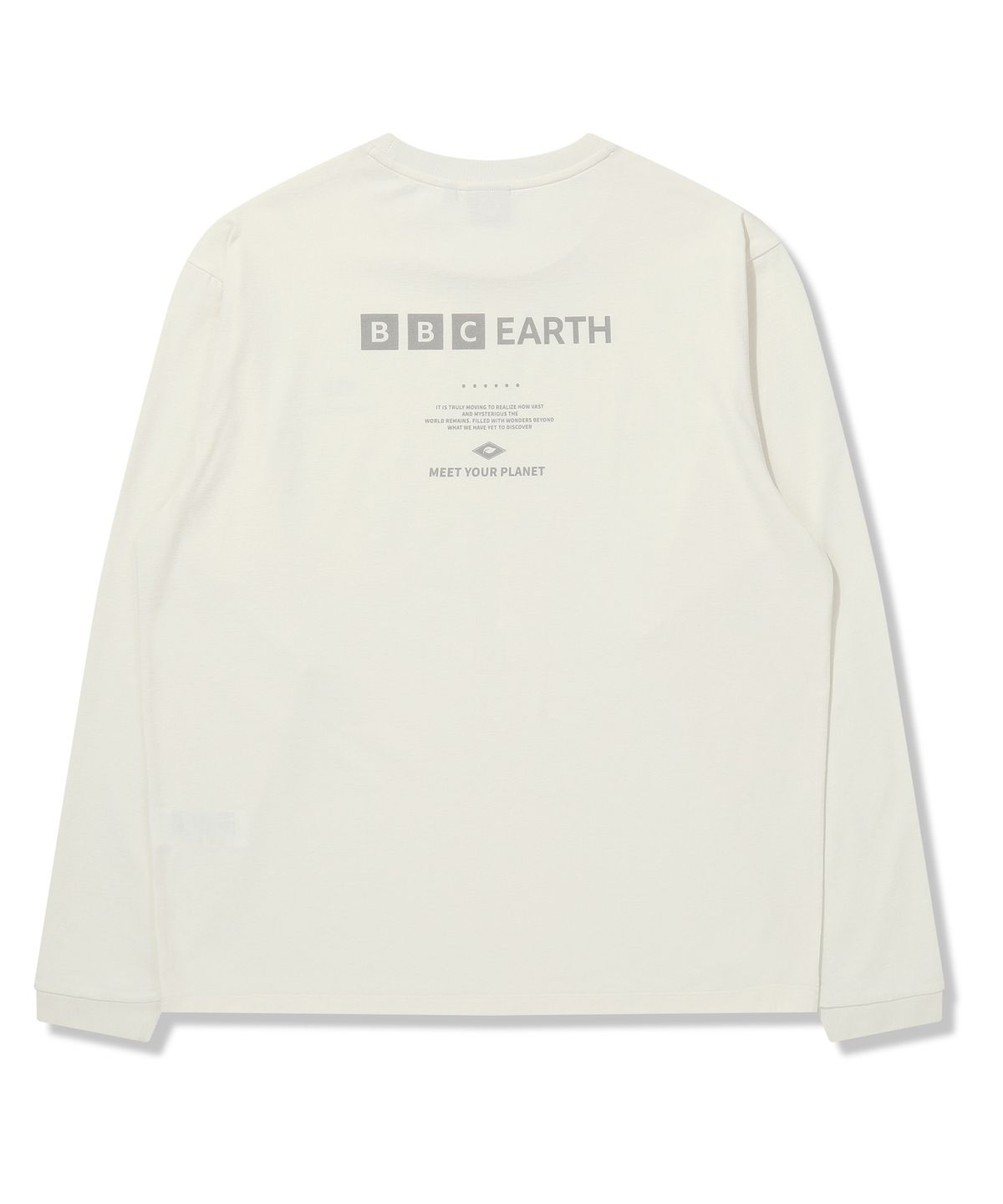 비비씨 어스(BBC EARTH) 에어코트 티셔츠 아이보리