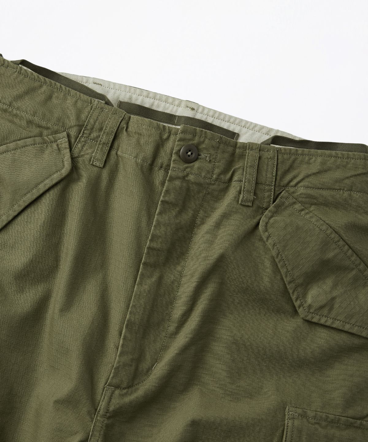아웃스탠딩(OUTSTANDING) M-65 RIPSTOP CARGO PANTS_OLIVE GREEN
