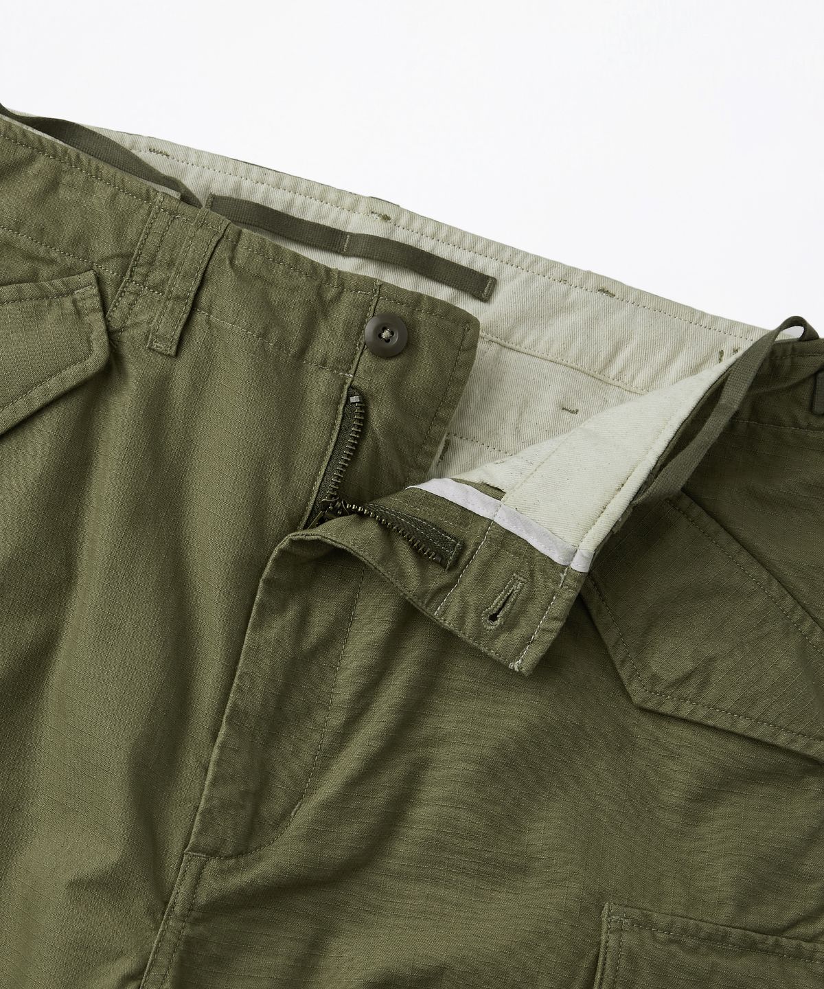아웃스탠딩(OUTSTANDING) M-65 RIPSTOP CARGO PANTS_OLIVE GREEN