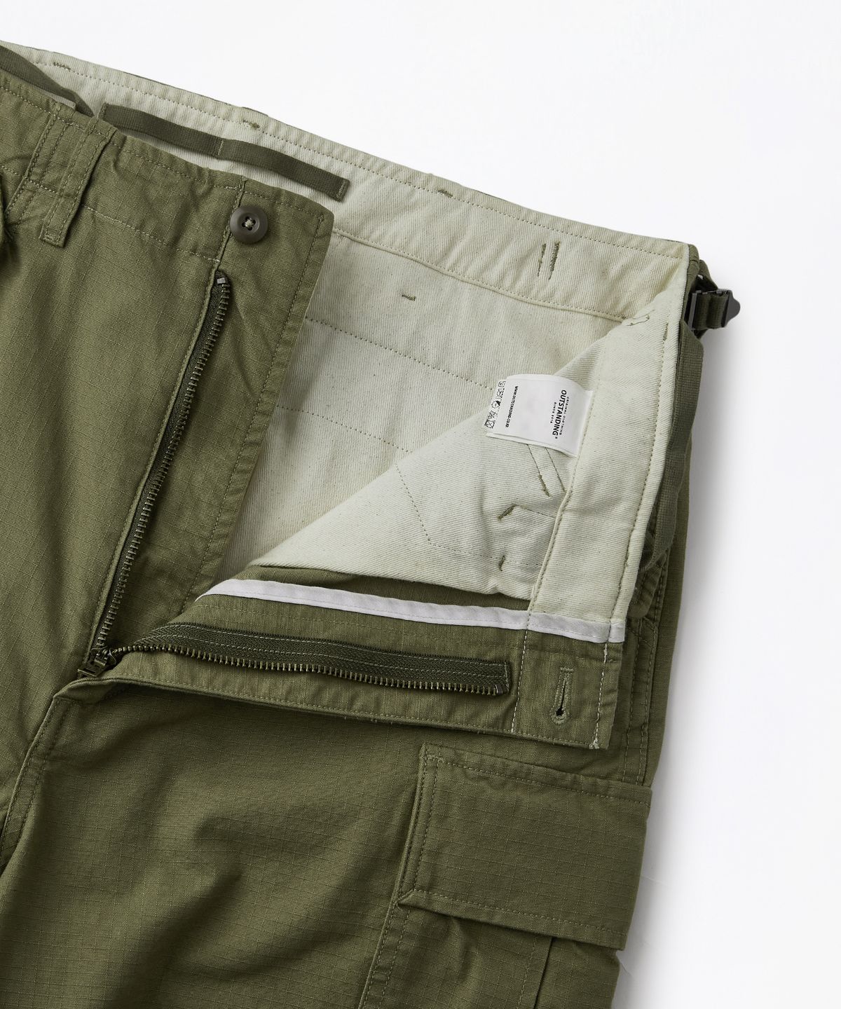 아웃스탠딩(OUTSTANDING) M-65 RIPSTOP CARGO PANTS_OLIVE GREEN