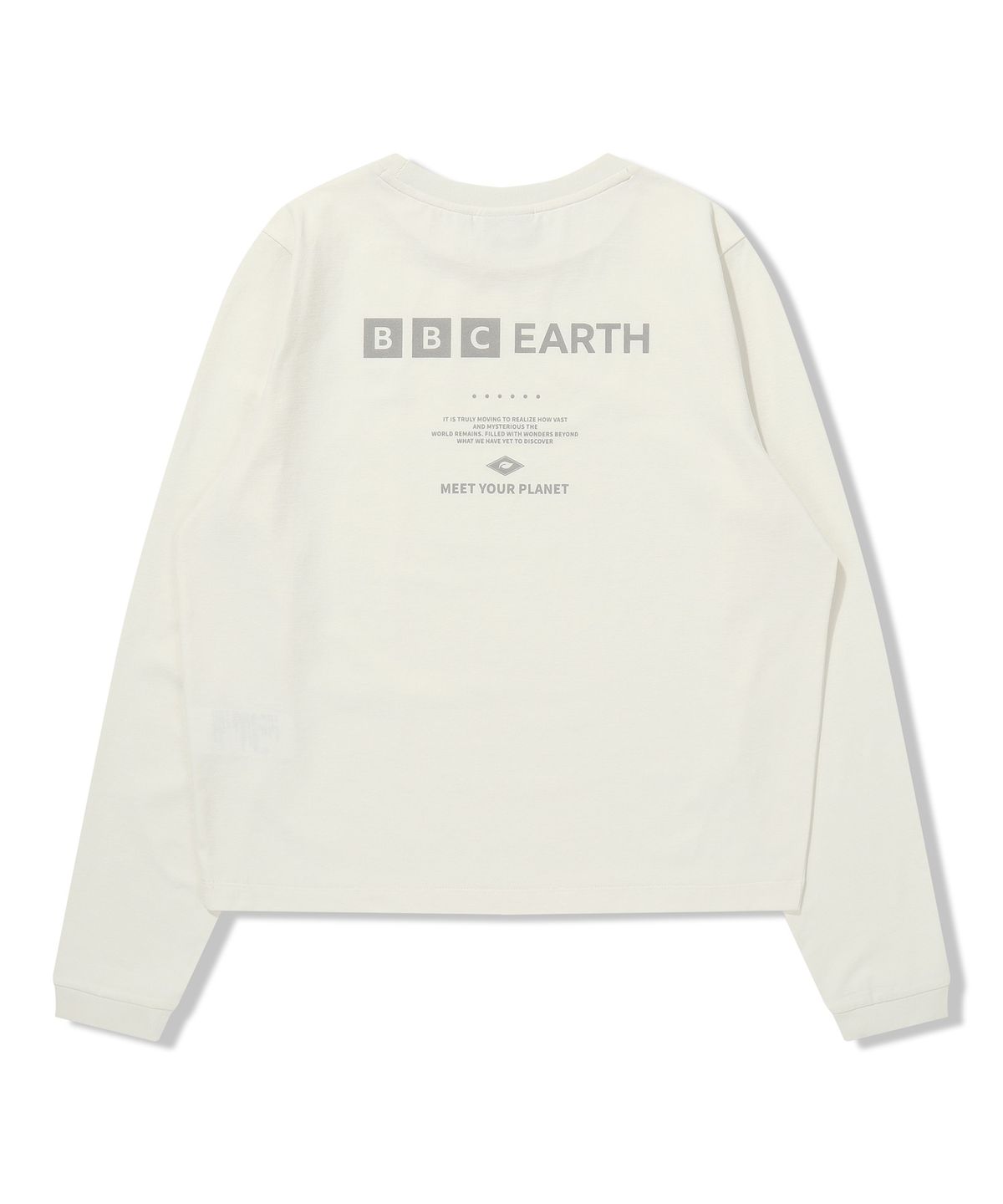 비비씨 어스(BBC EARTH) 여성 에어코트 티셔츠 아이보리
