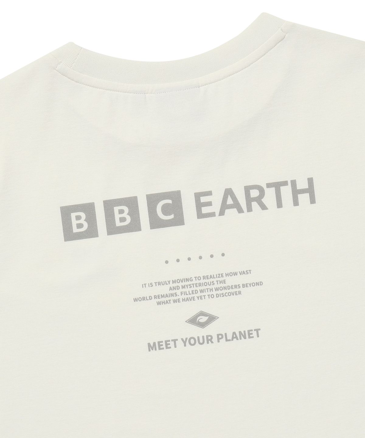 비비씨 어스(BBC EARTH) 여성 에어코트 티셔츠 아이보리